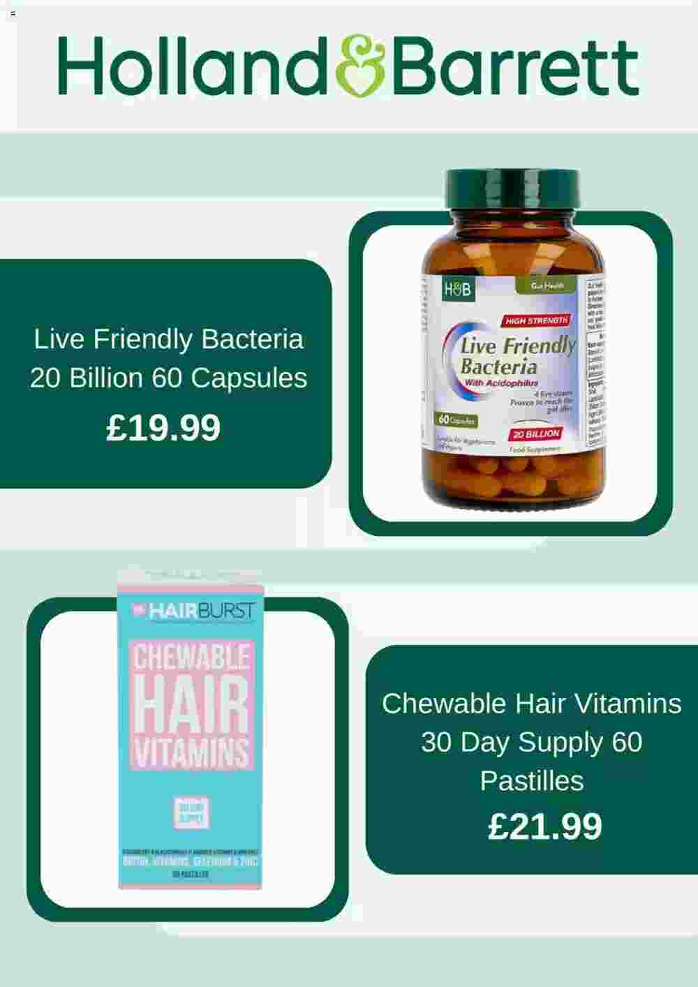 Holland & Barrett offers valid from 16/03/2024 - Page 4.