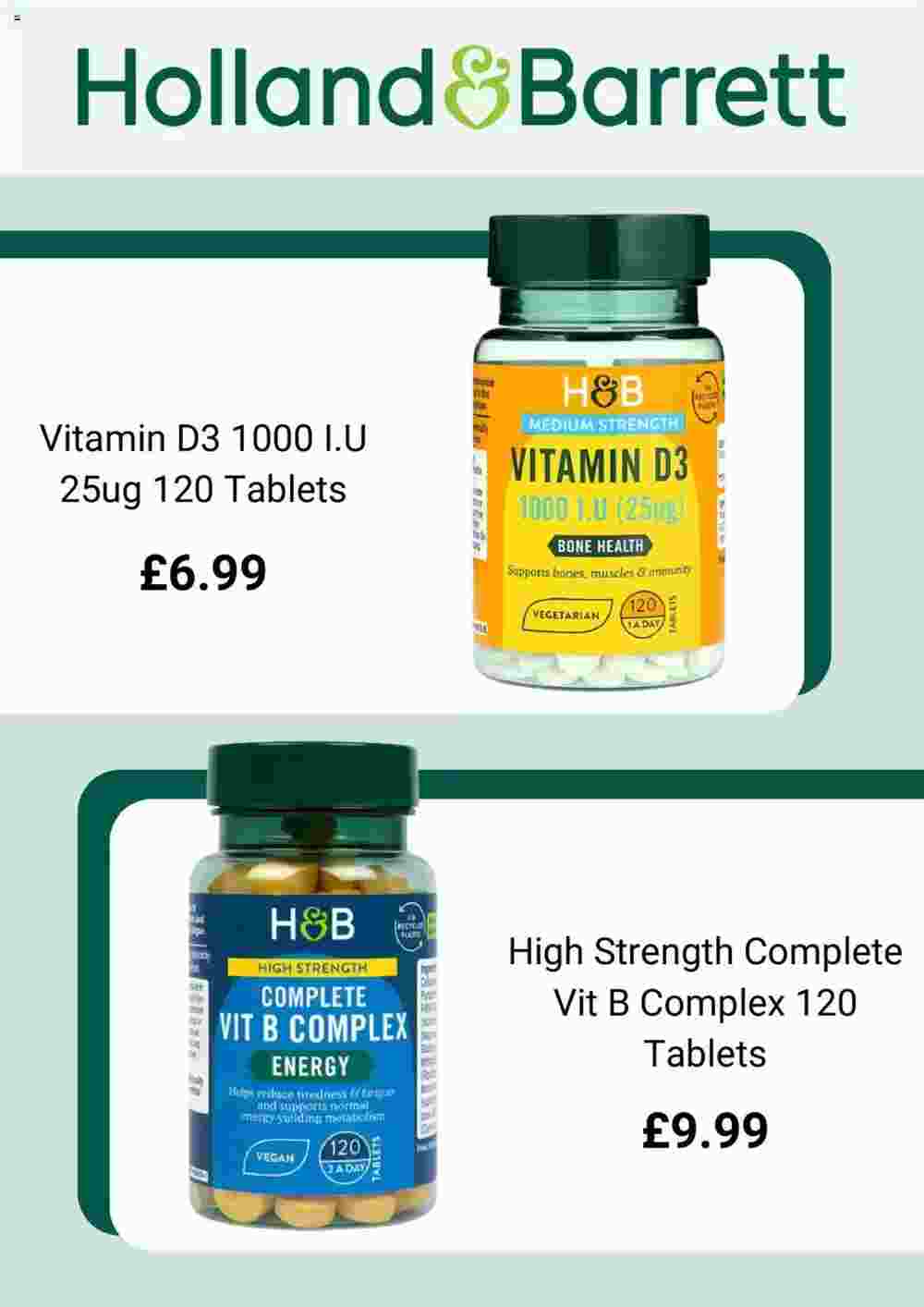 Holland & Barrett offers valid from 16/03/2024 - Page 5.