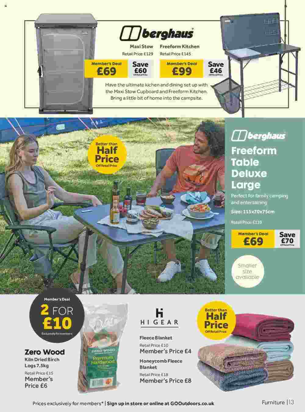 GO Outdoors offers valid from 19/03/2024 - Page 13.
