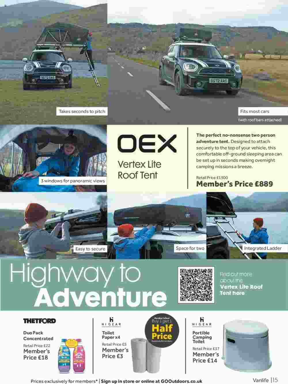 GO Outdoors offers valid from 19/03/2024 - Page 15.