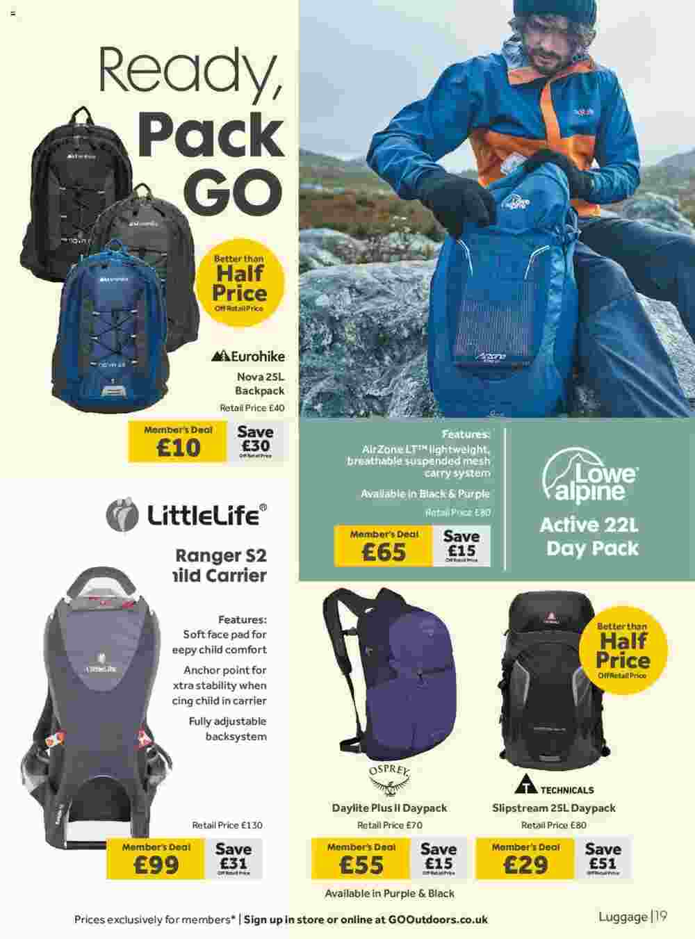 GO Outdoors offers valid from 19/03/2024 - Page 19.