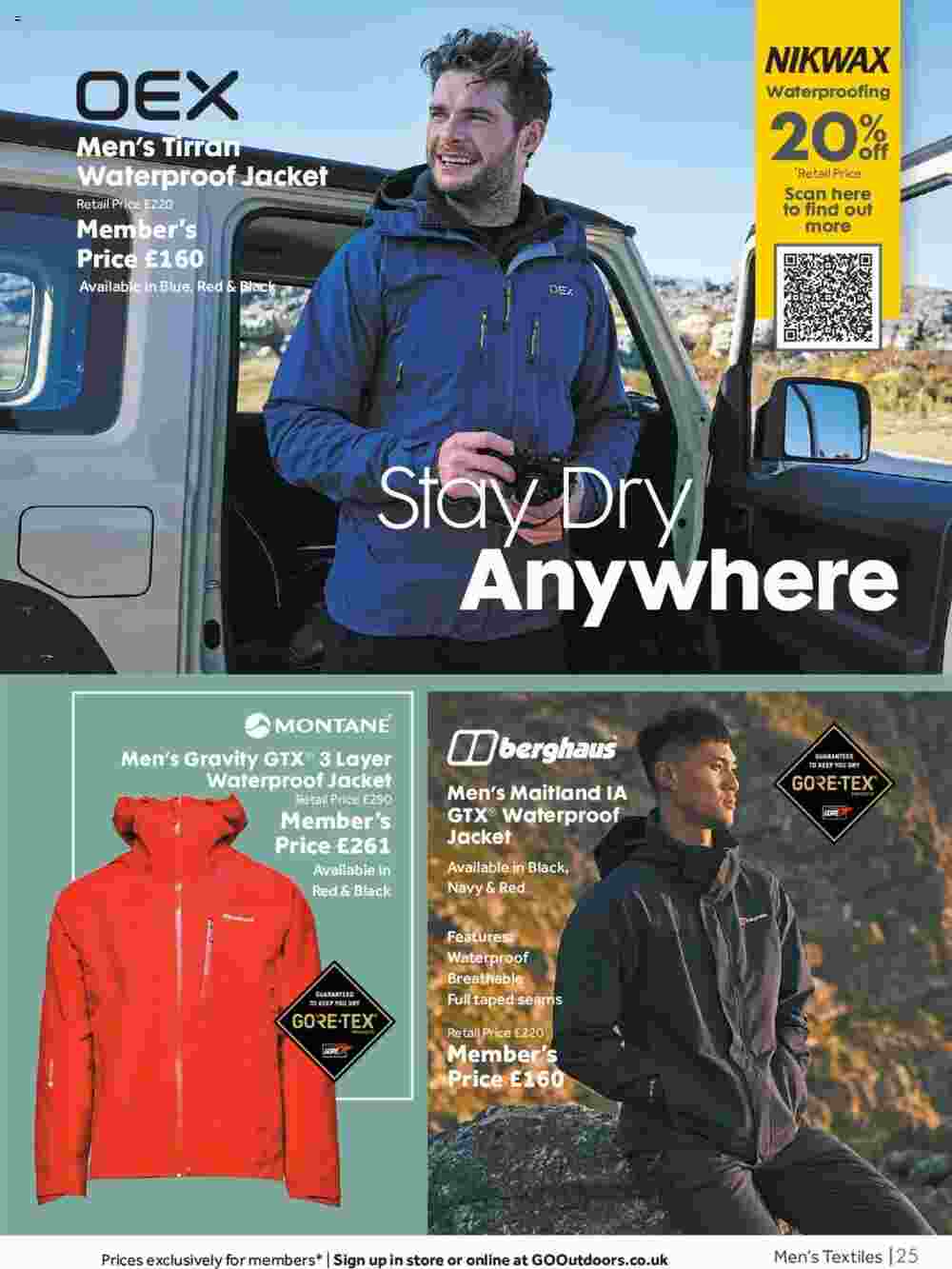 GO Outdoors offers valid from 19/03/2024 - Page 25.