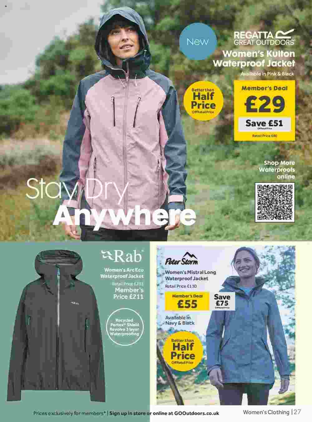 GO Outdoors offers valid from 19/03/2024 - Page 27.
