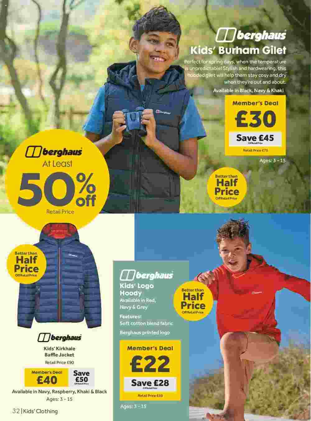 GO Outdoors offers valid from 19/03/2024 - Page 32.