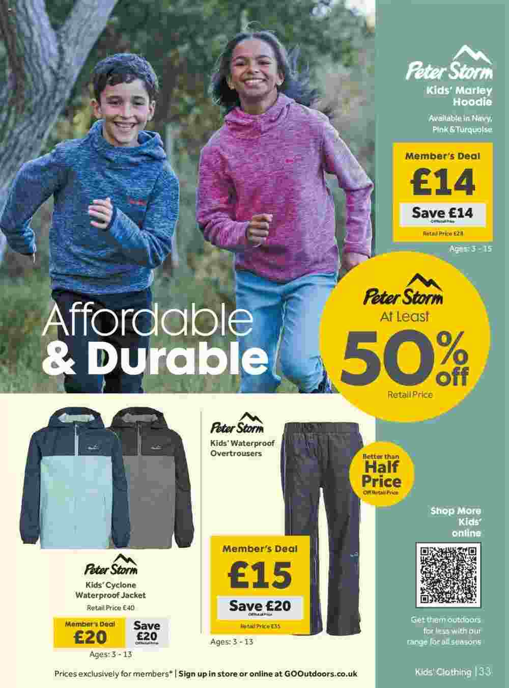 GO Outdoors offers valid from 19/03/2024 - Page 33.