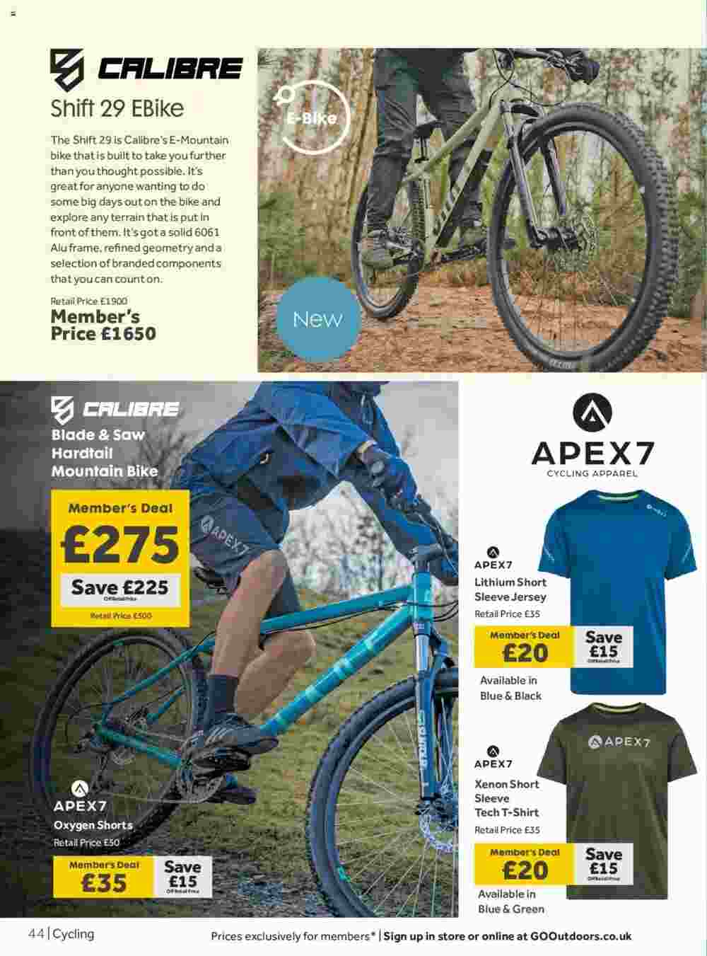 GO Outdoors offers valid from 19/03/2024 - Page 44.