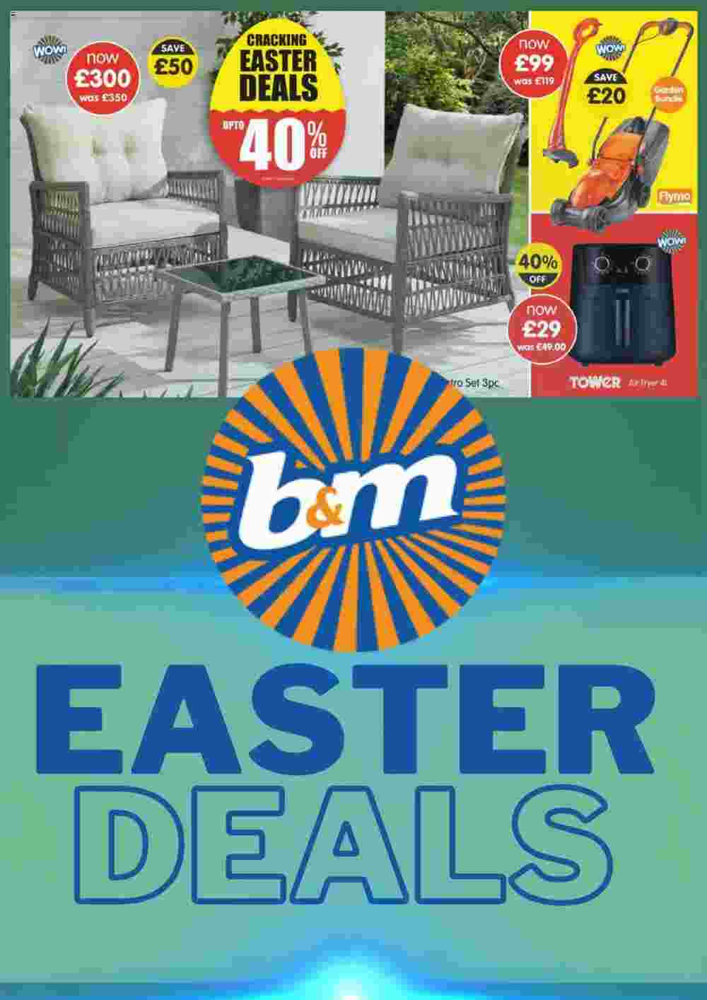 B&M Stores offers valid from 23/03/2024 - Page 1.