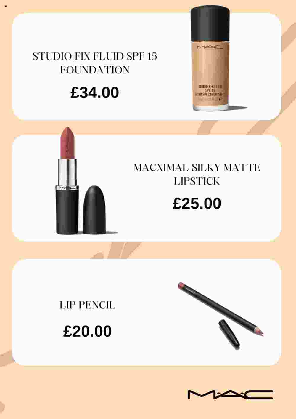 MAC Cosmetics offers valid from 24/03/2024 - Page 2.