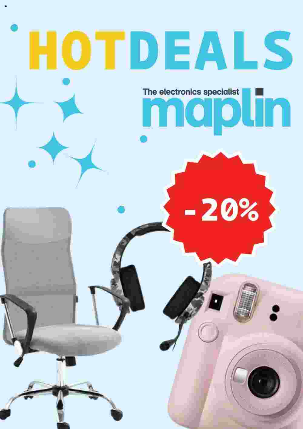 Maplin offers valid from 25/03/2024 - Page 1.