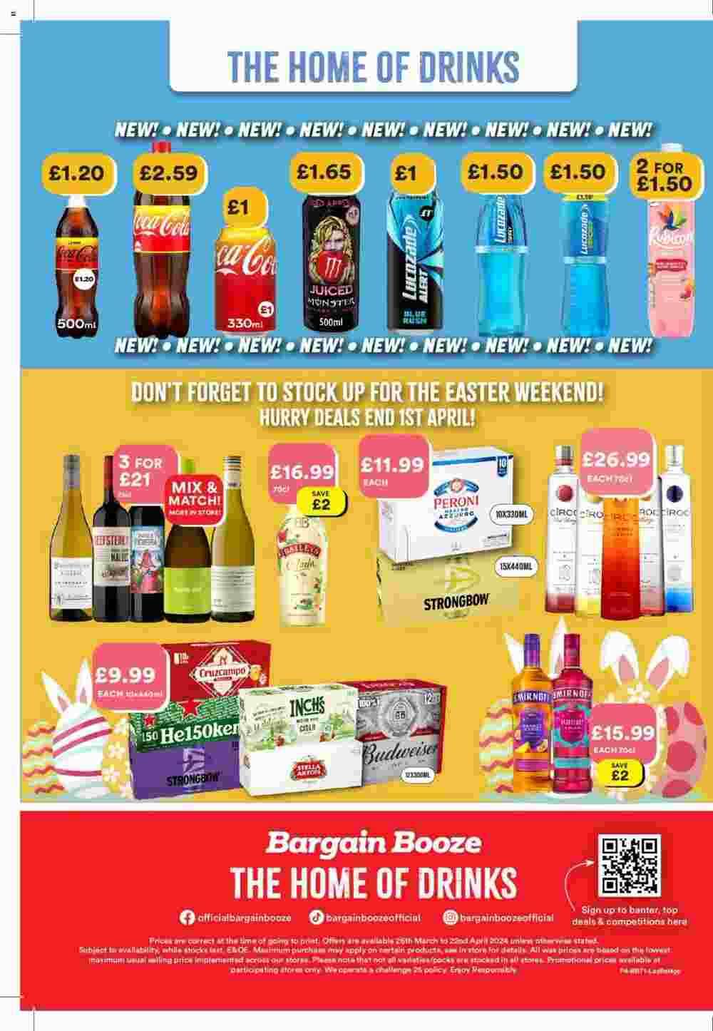 Bargain Booze offers valid from 26/03/2024 - Page 1.