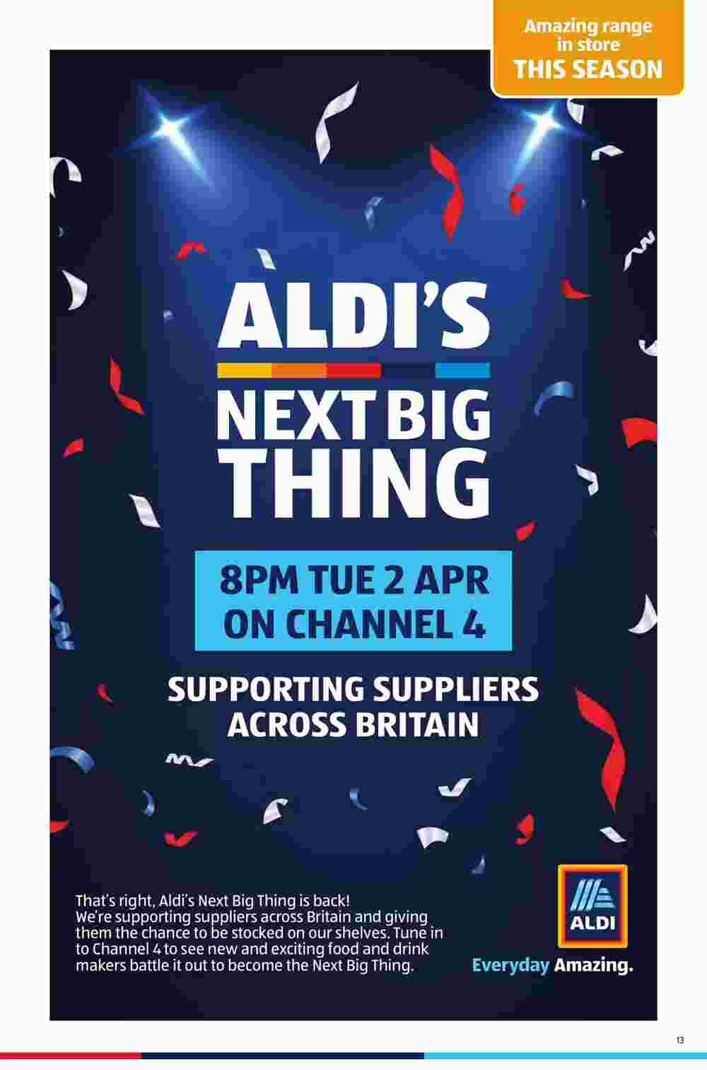 Aldi offers valid from 04/04/2024 - Page 13.