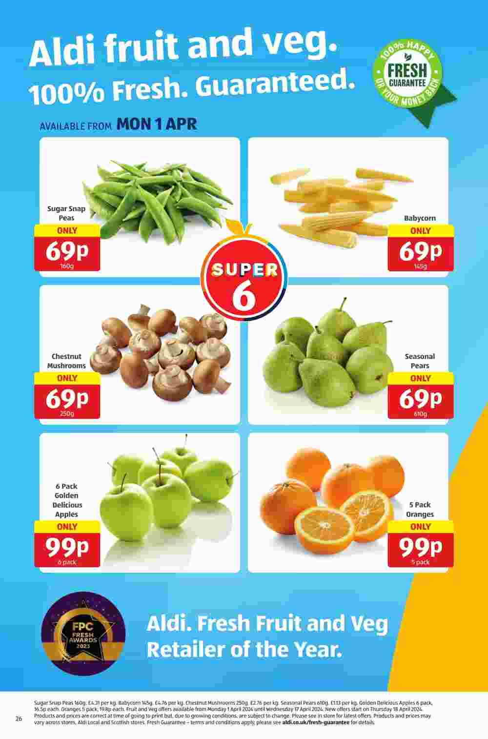 Aldi offers valid from 04/04/2024 - Page 26.