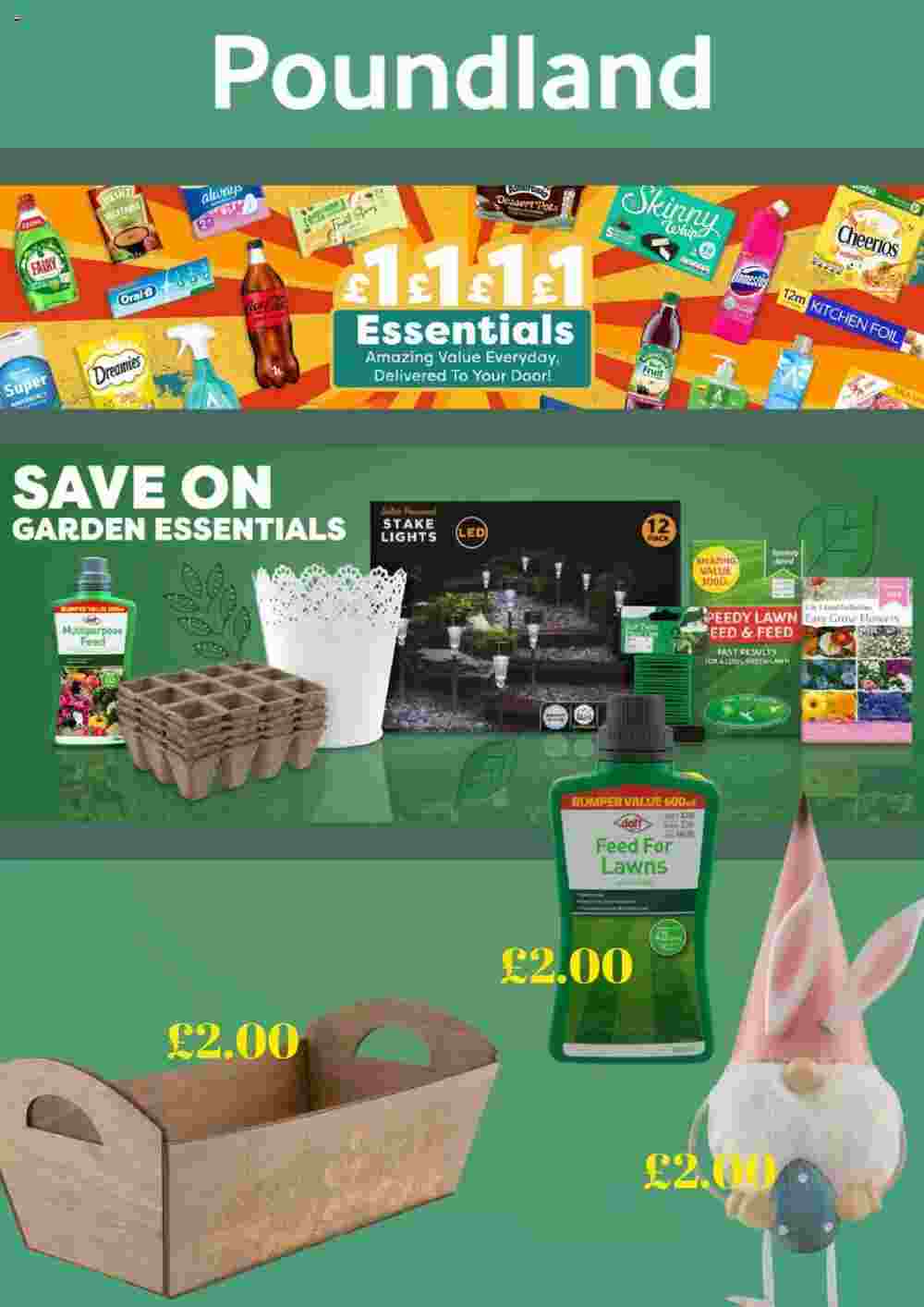 Poundland offers valid from 12/04/2024 - Page 1.