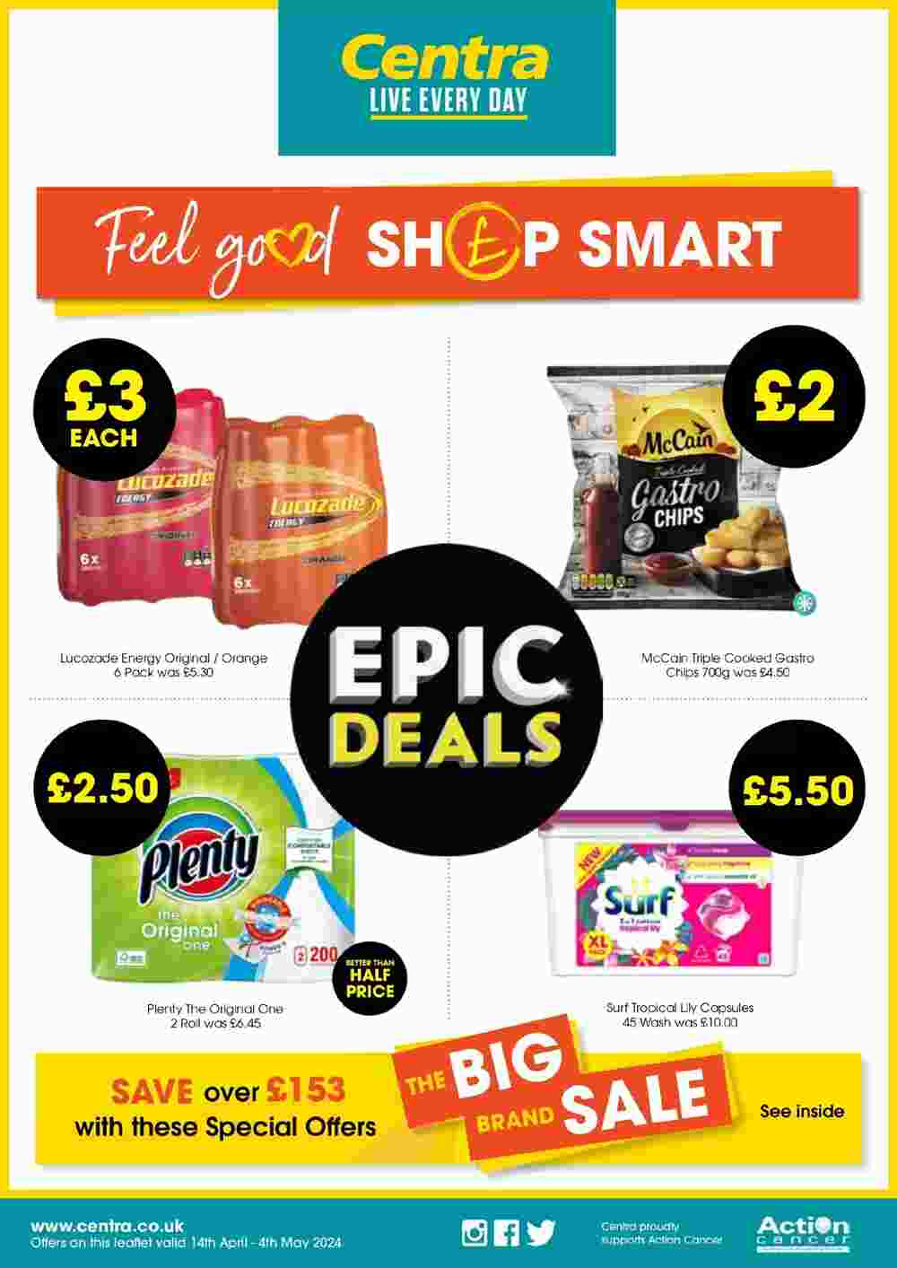 Centra offers valid from 14/04/2024 - Page 1.