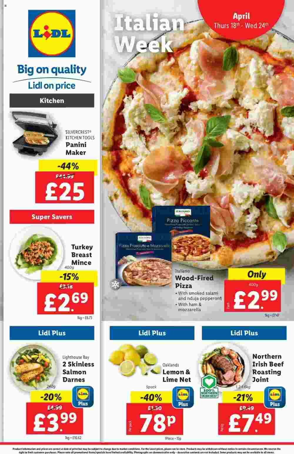 Lidl offers valid from 18/04/2024 - Page 1.