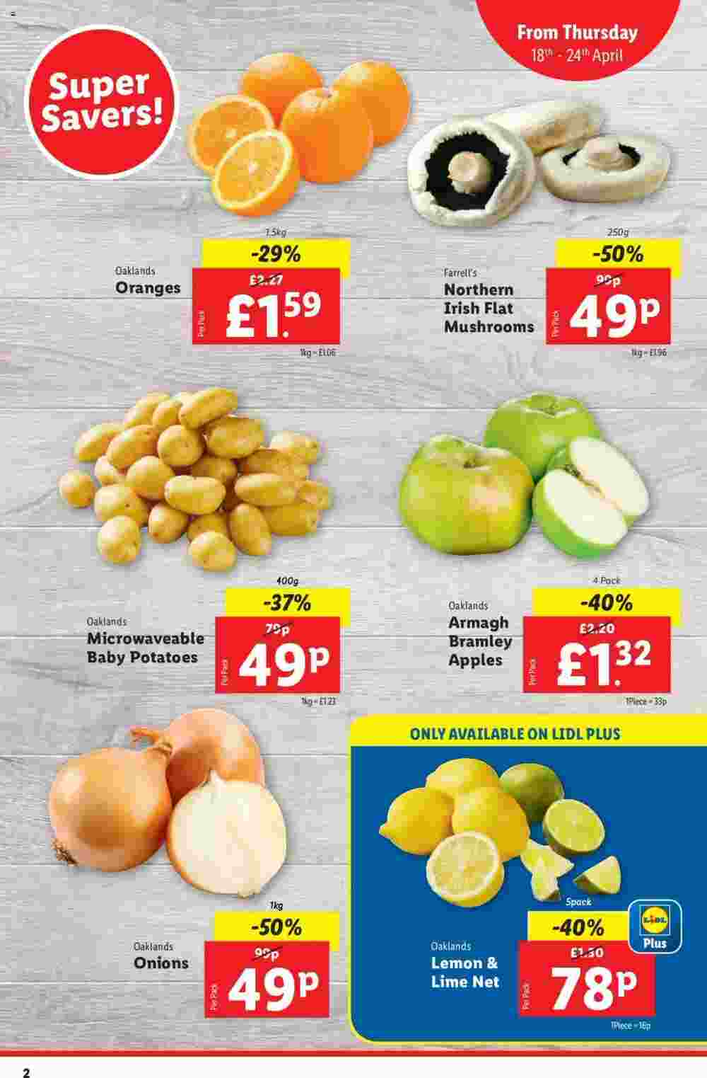 Lidl offers valid from 18/04/2024 - Page 2.