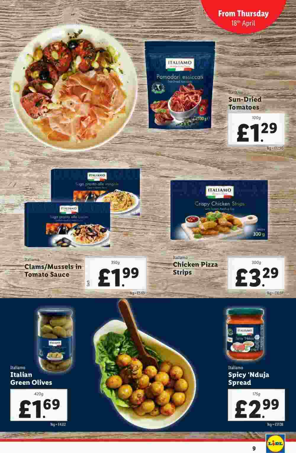 Lidl offers valid from 18/04/2024 - Page 9.