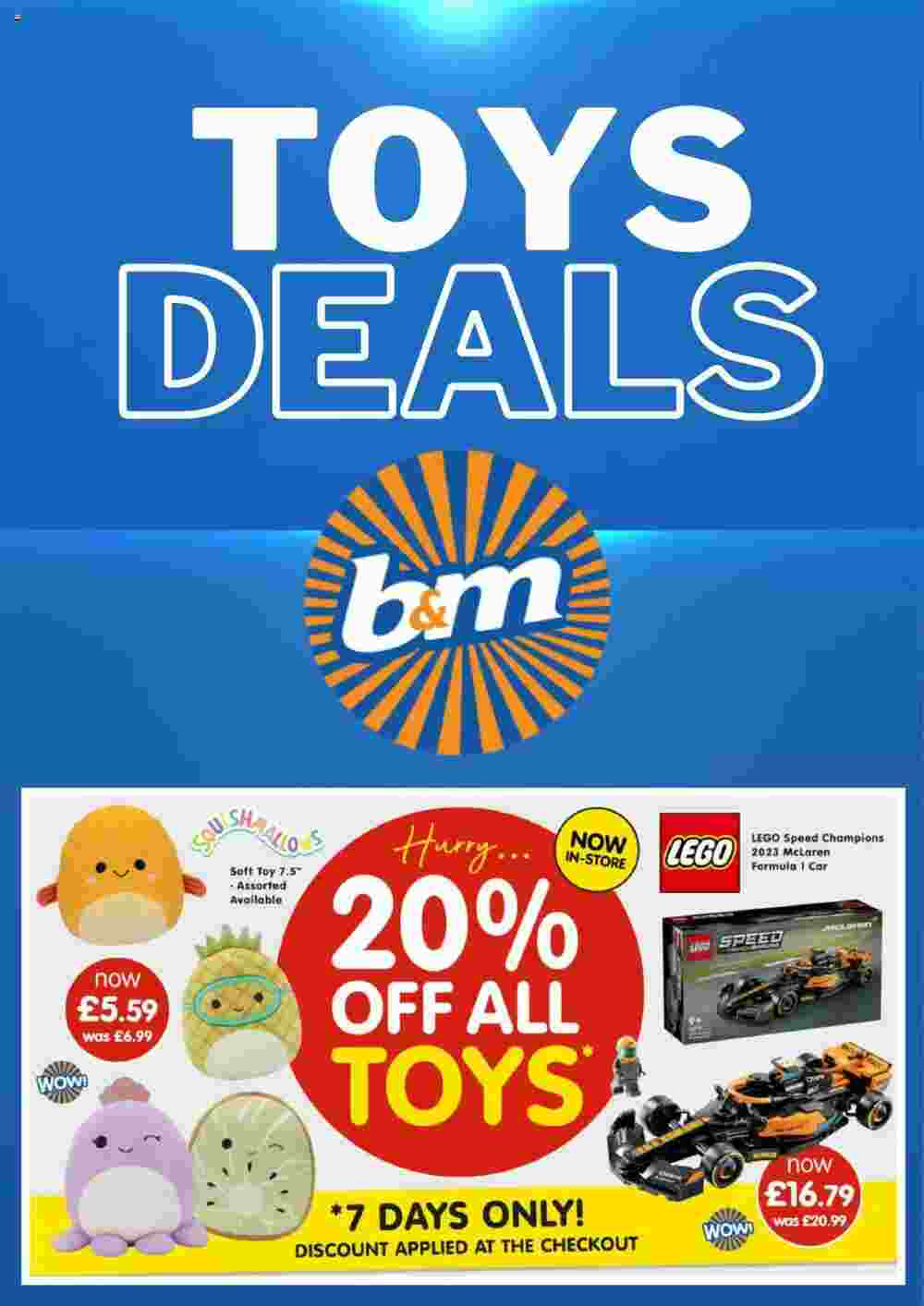 B&M Stores offers valid from 24/04/2024 - Page 1.