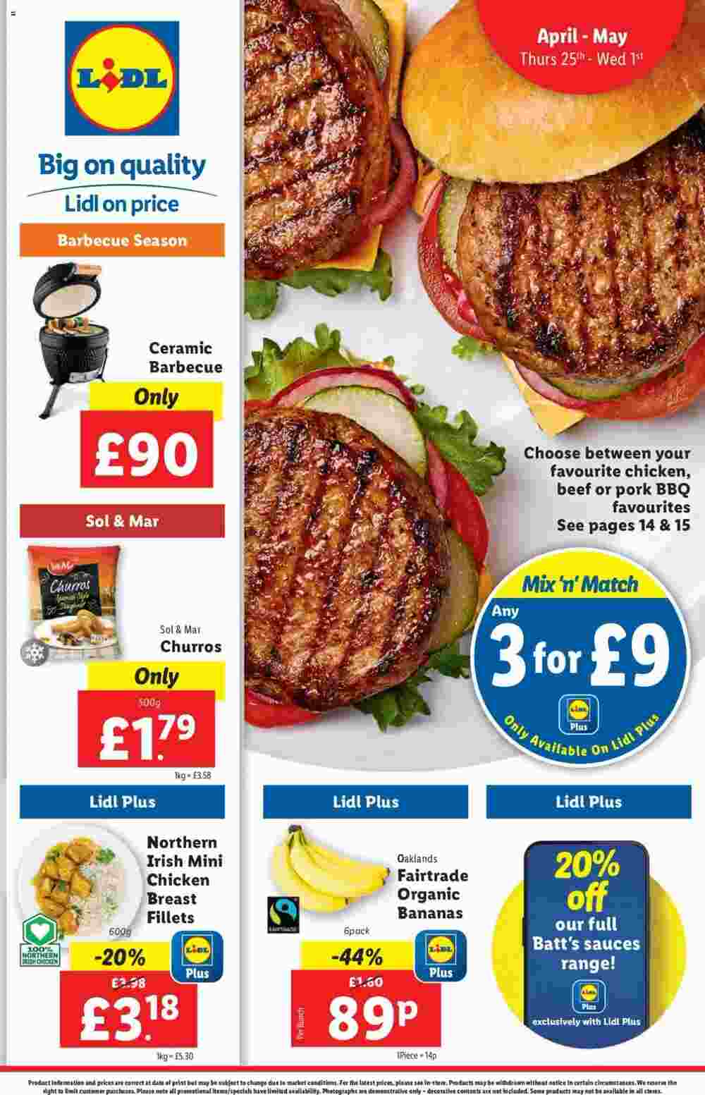 Lidl offers valid from 25/04/2024 - Page 1.