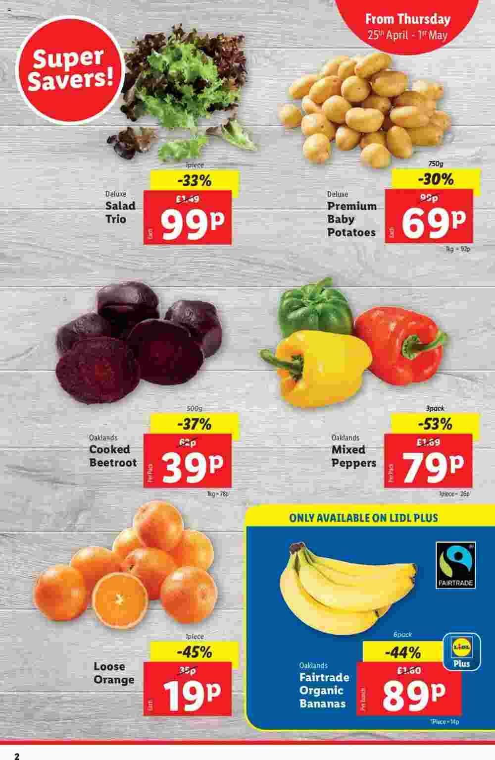 Lidl offers valid from 25/04/2024 - Page 2.
