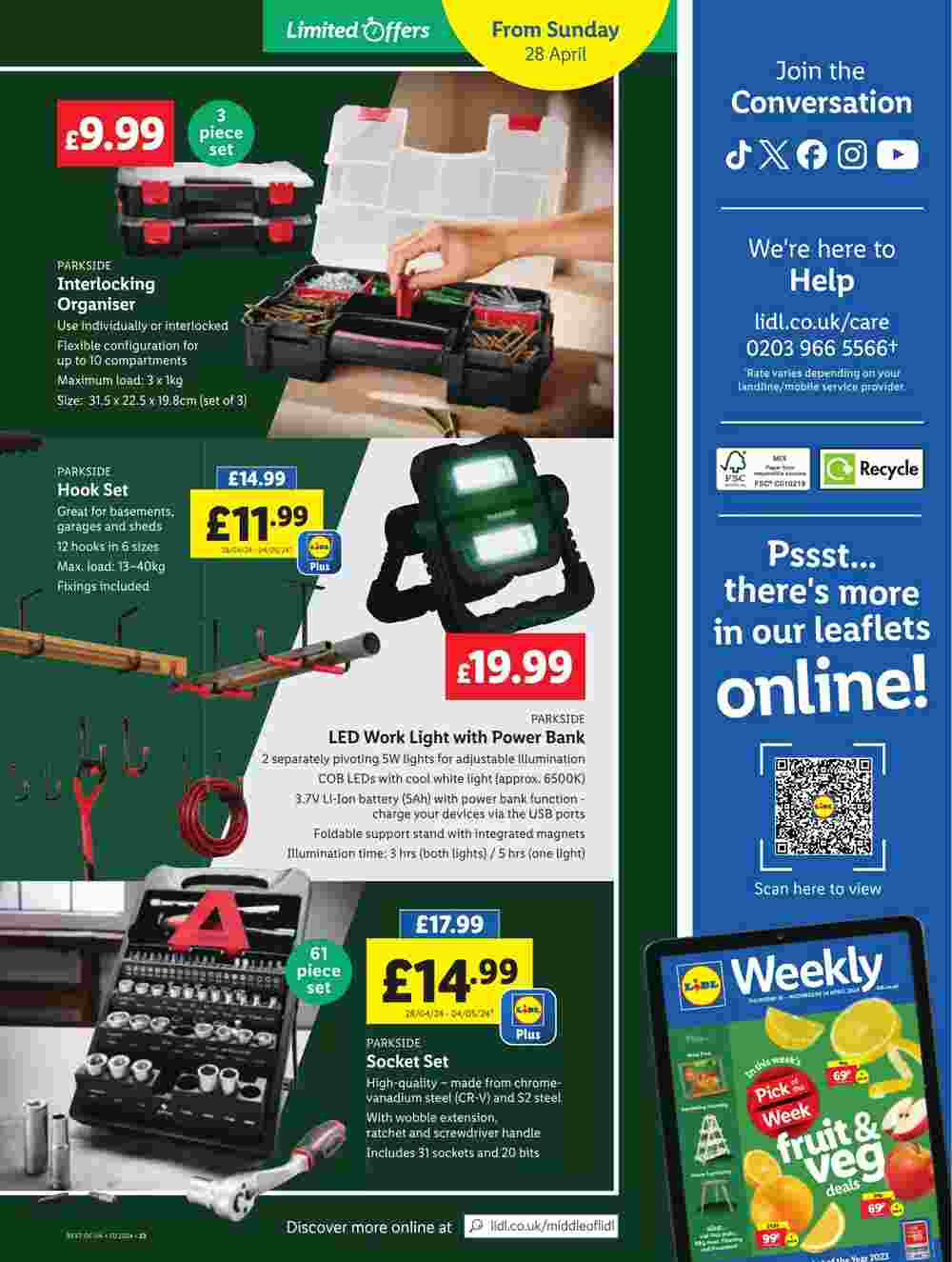 Lidl offers valid from 25/04/2024 - Page 23.