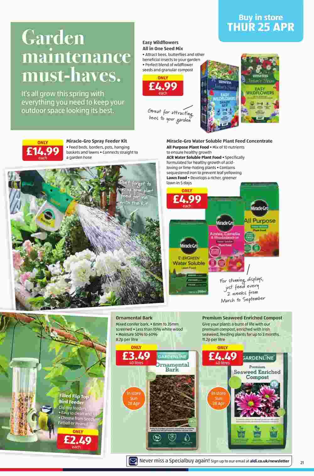 Aldi offers valid from 25/04/2024 - Page 21.
