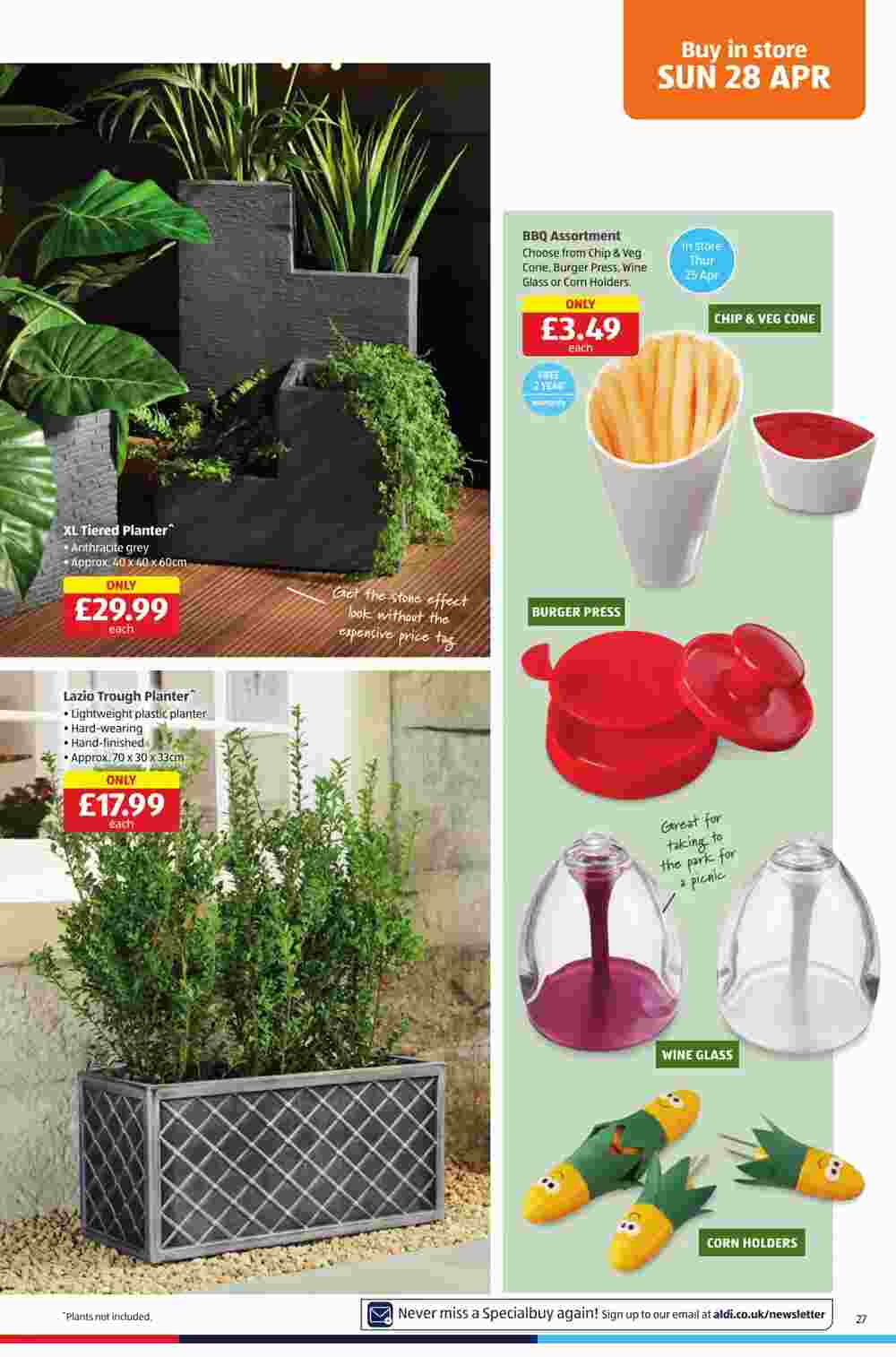 Aldi offers valid from 25/04/2024 - Page 27.
