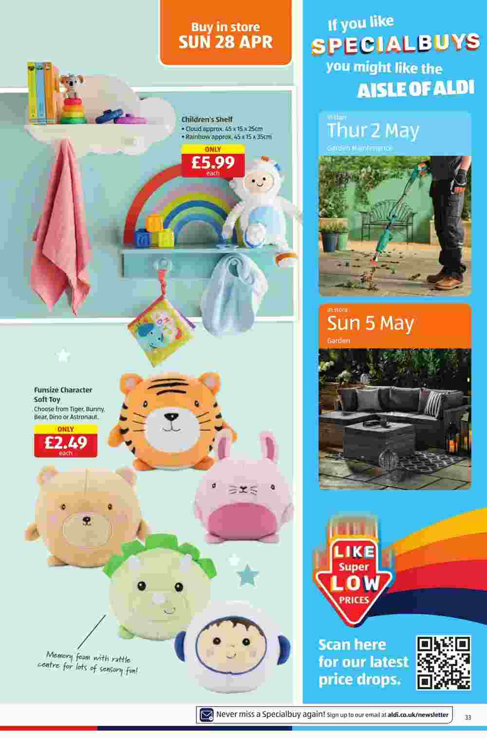 Aldi offers valid from 25/04/2024 - Page 33.