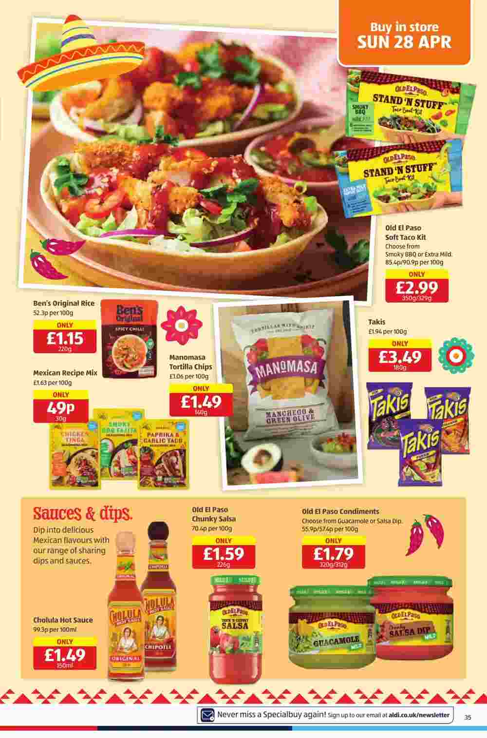 Aldi offers valid from 25/04/2024 - Page 35.