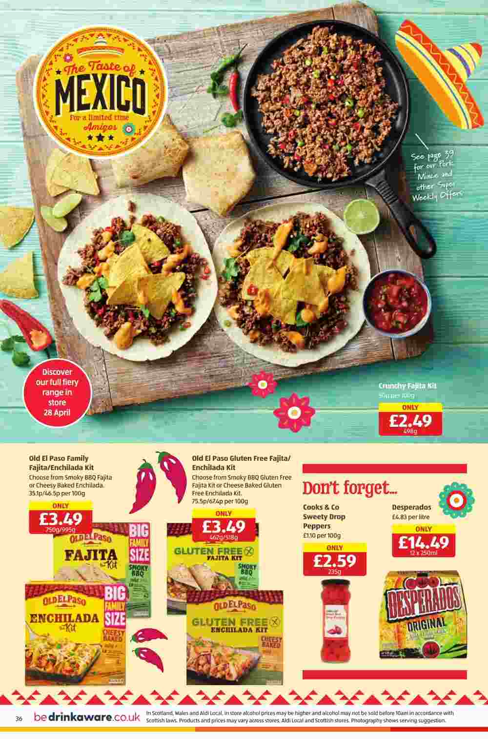 Aldi offers valid from 25/04/2024 - Page 36.