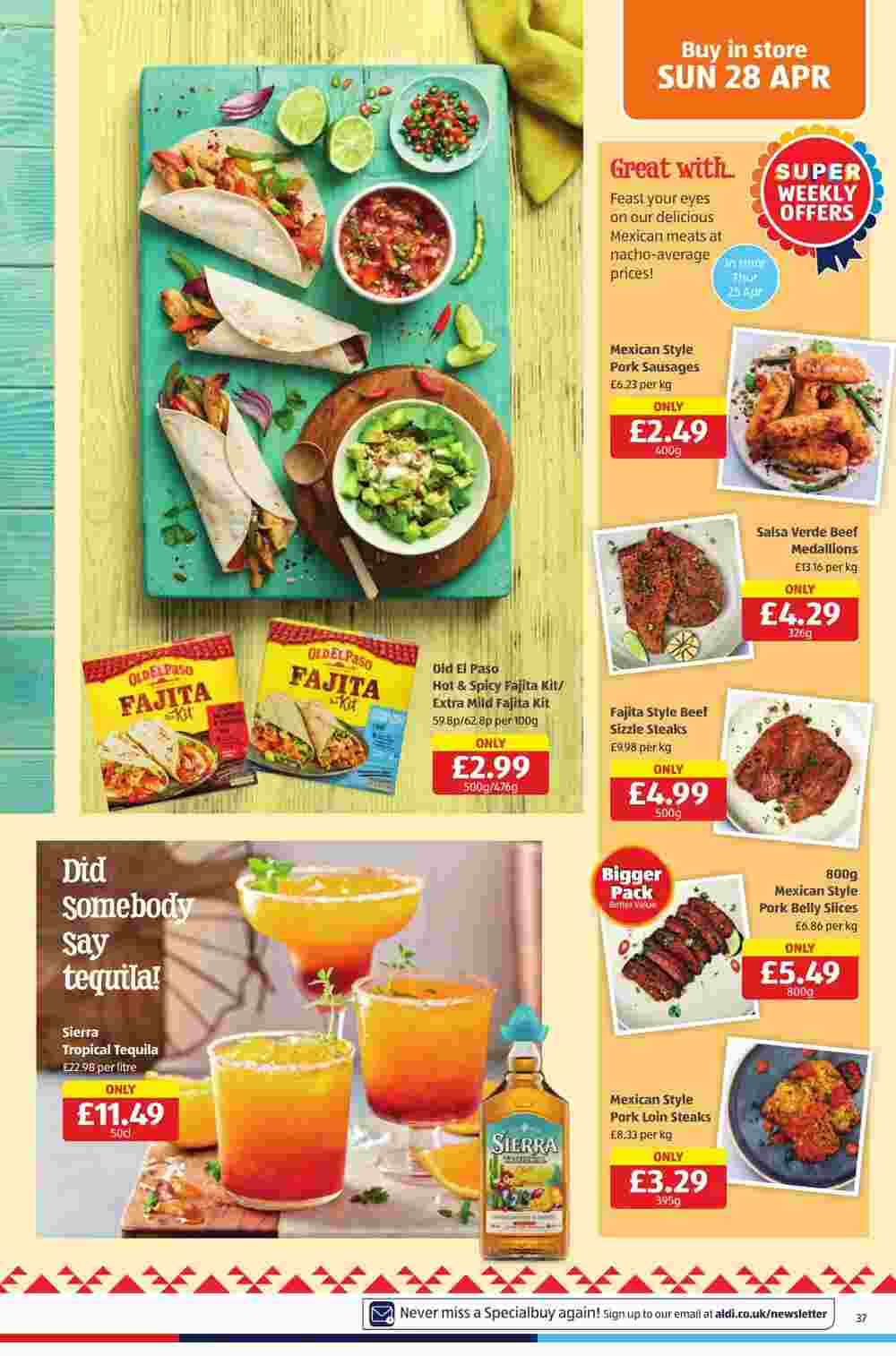 Aldi offers valid from 25/04/2024 - Page 37.