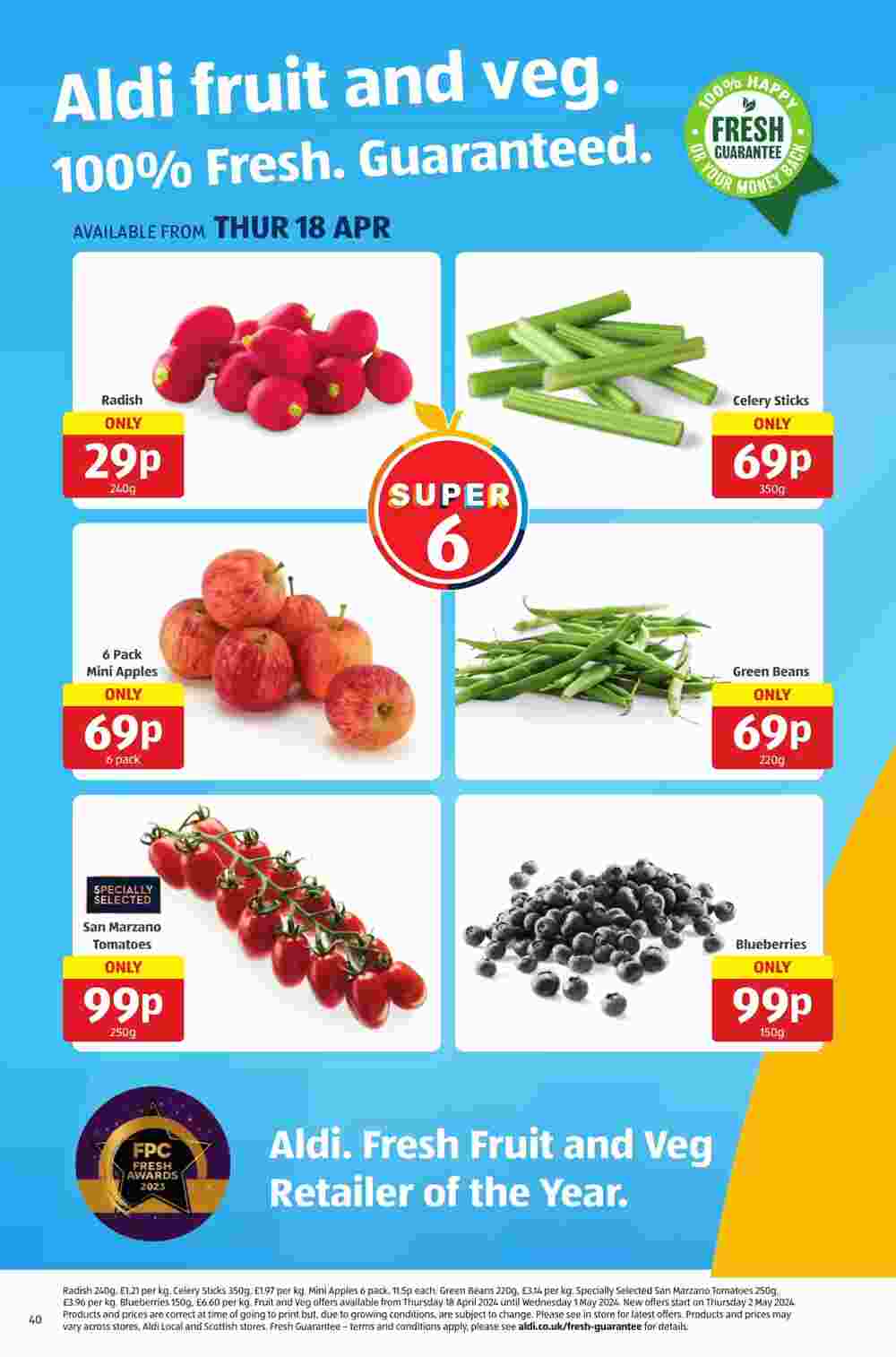 Aldi offers valid from 25/04/2024 - Page 40.