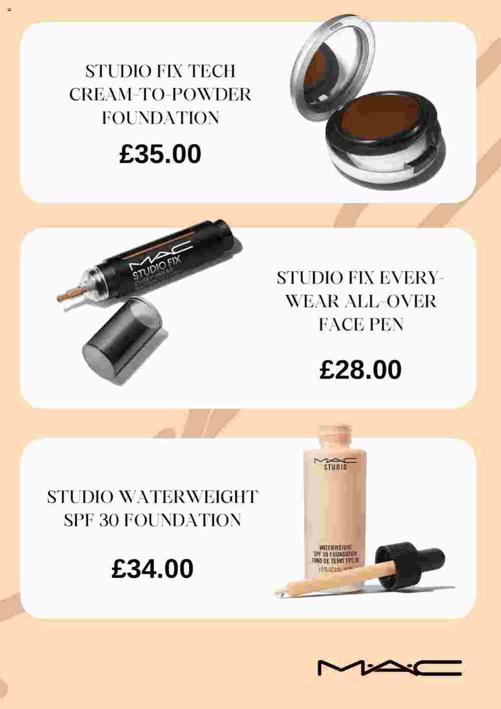 MAC Cosmetics offers valid from 25/04/2024 - Page 3.