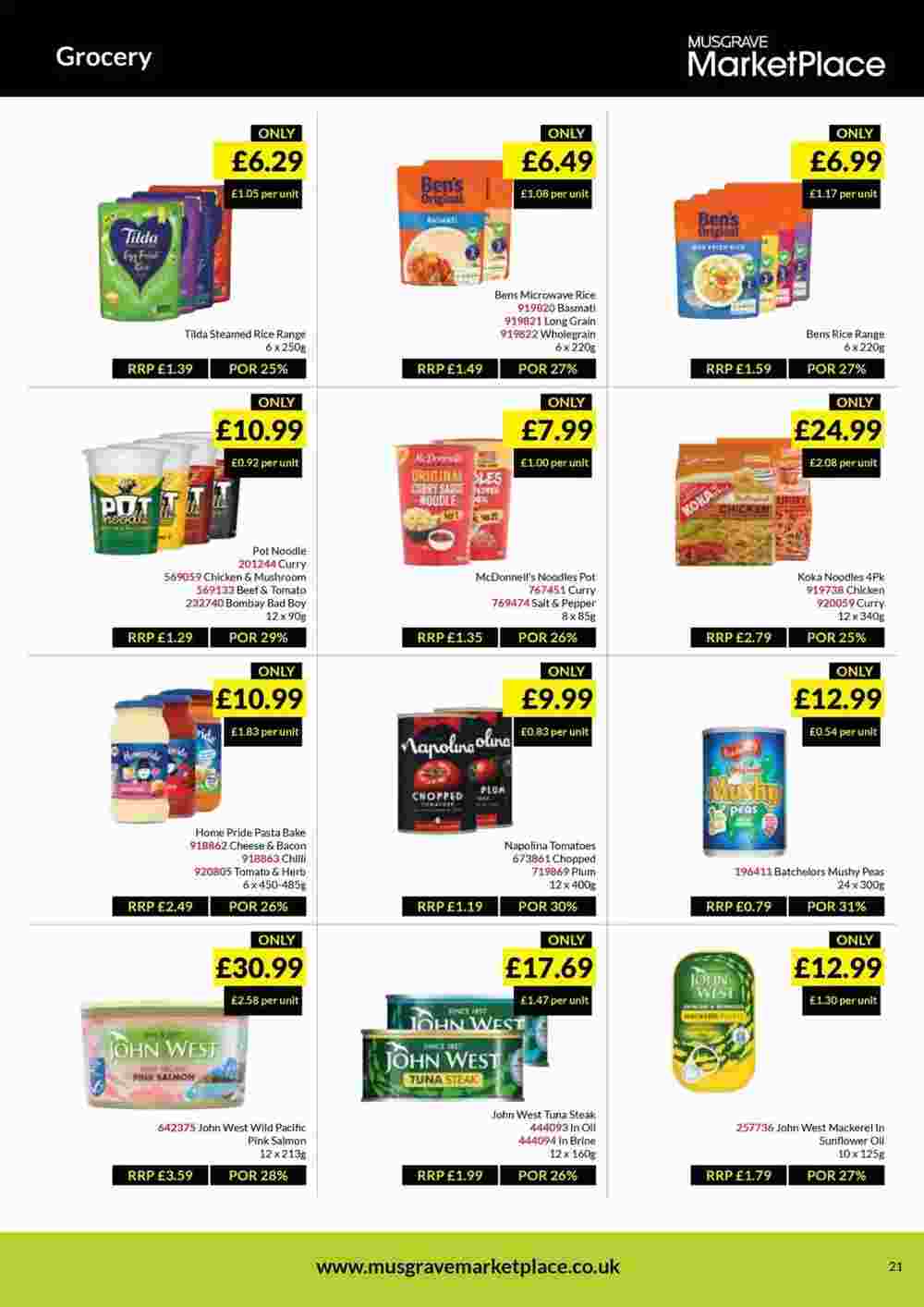 Musgrave MarketPlace offers valid from 25/04/2024 - Page 21.