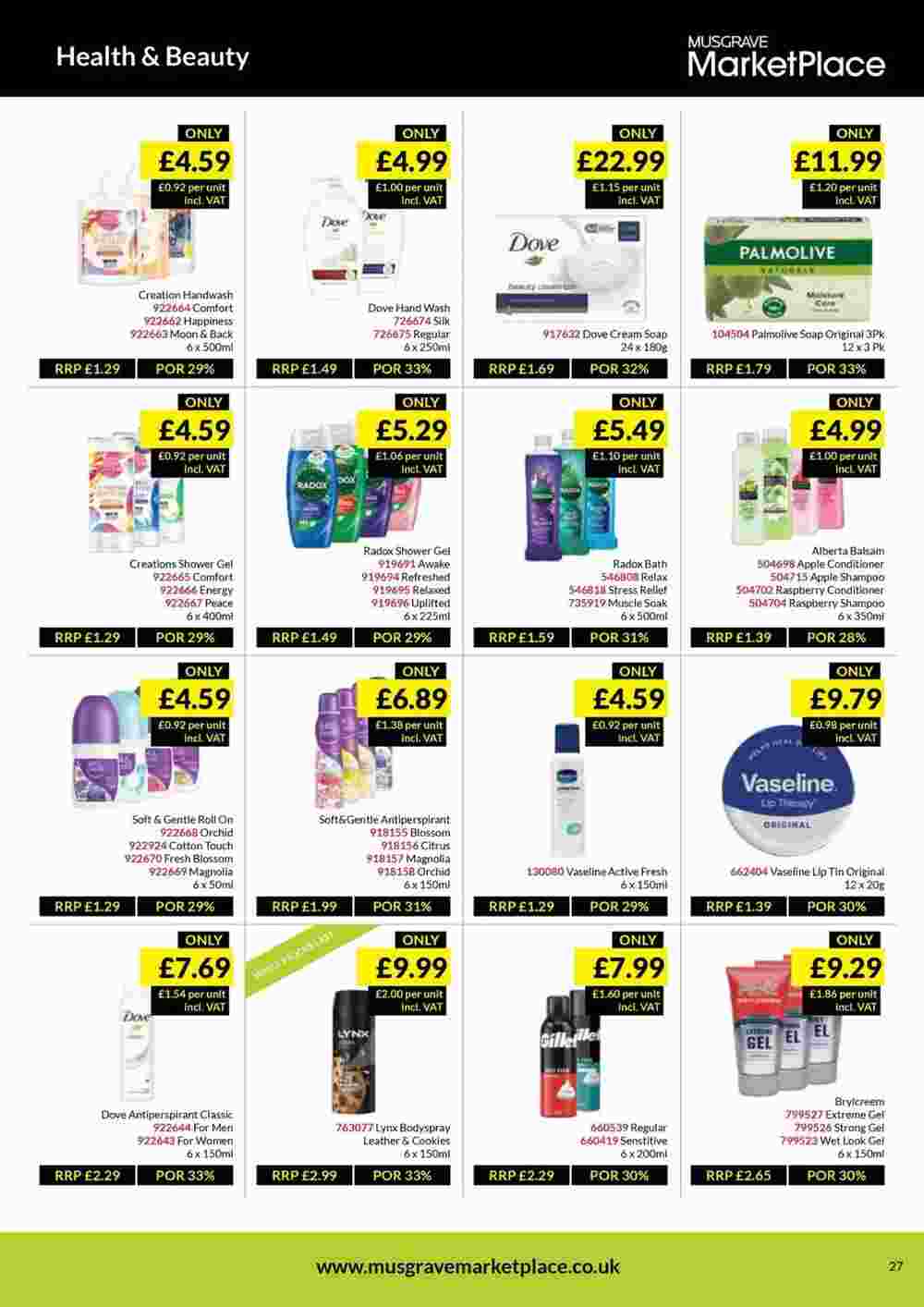 Musgrave MarketPlace offers valid from 25/04/2024 - Page 27.