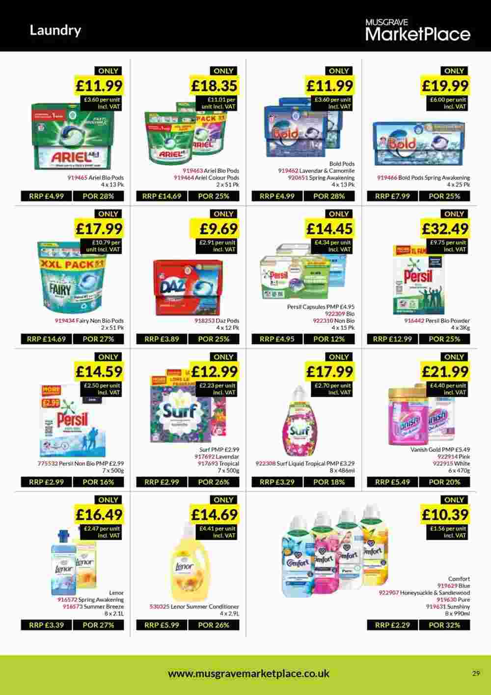 Musgrave MarketPlace offers valid from 25/04/2024 - Page 29.