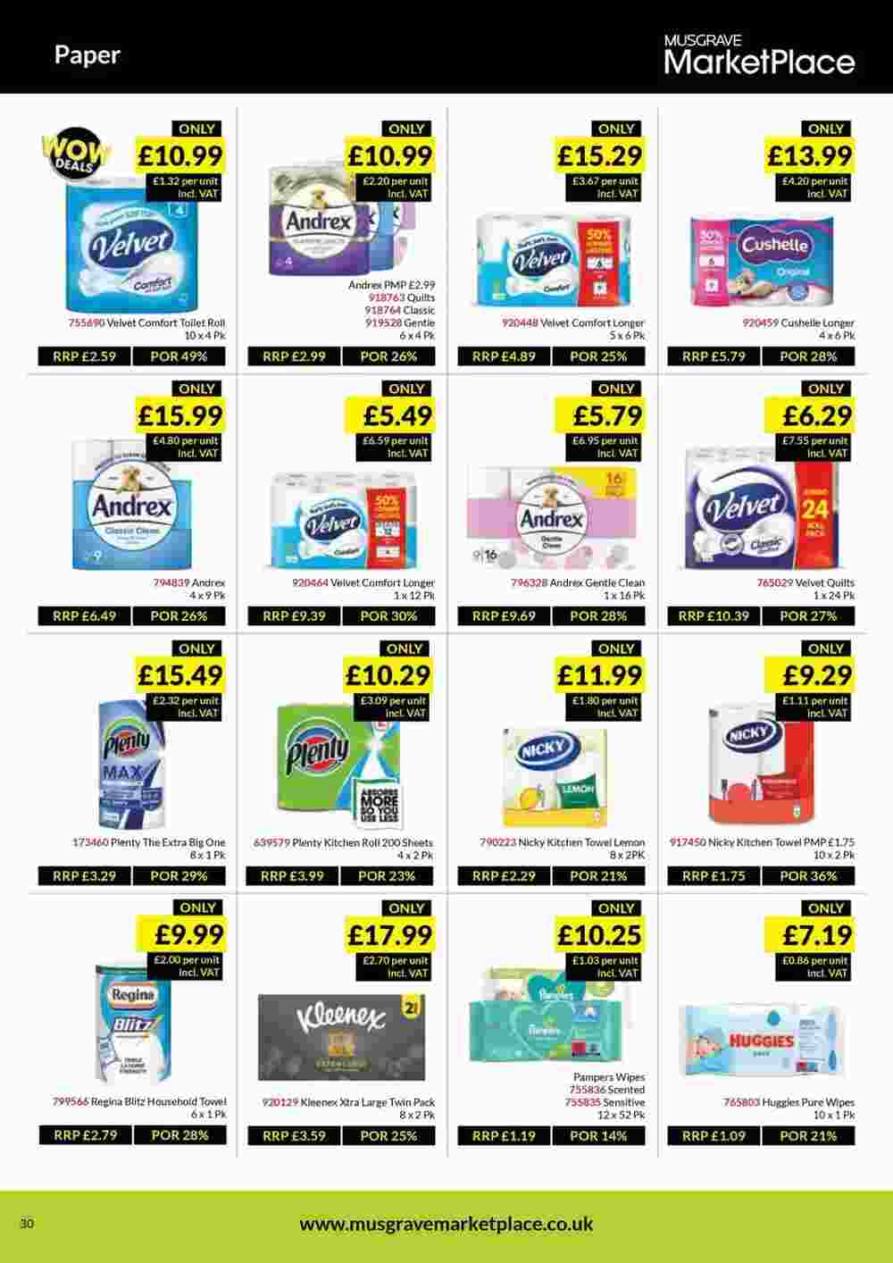 Musgrave MarketPlace offers valid from 25/04/2024 - Page 30.