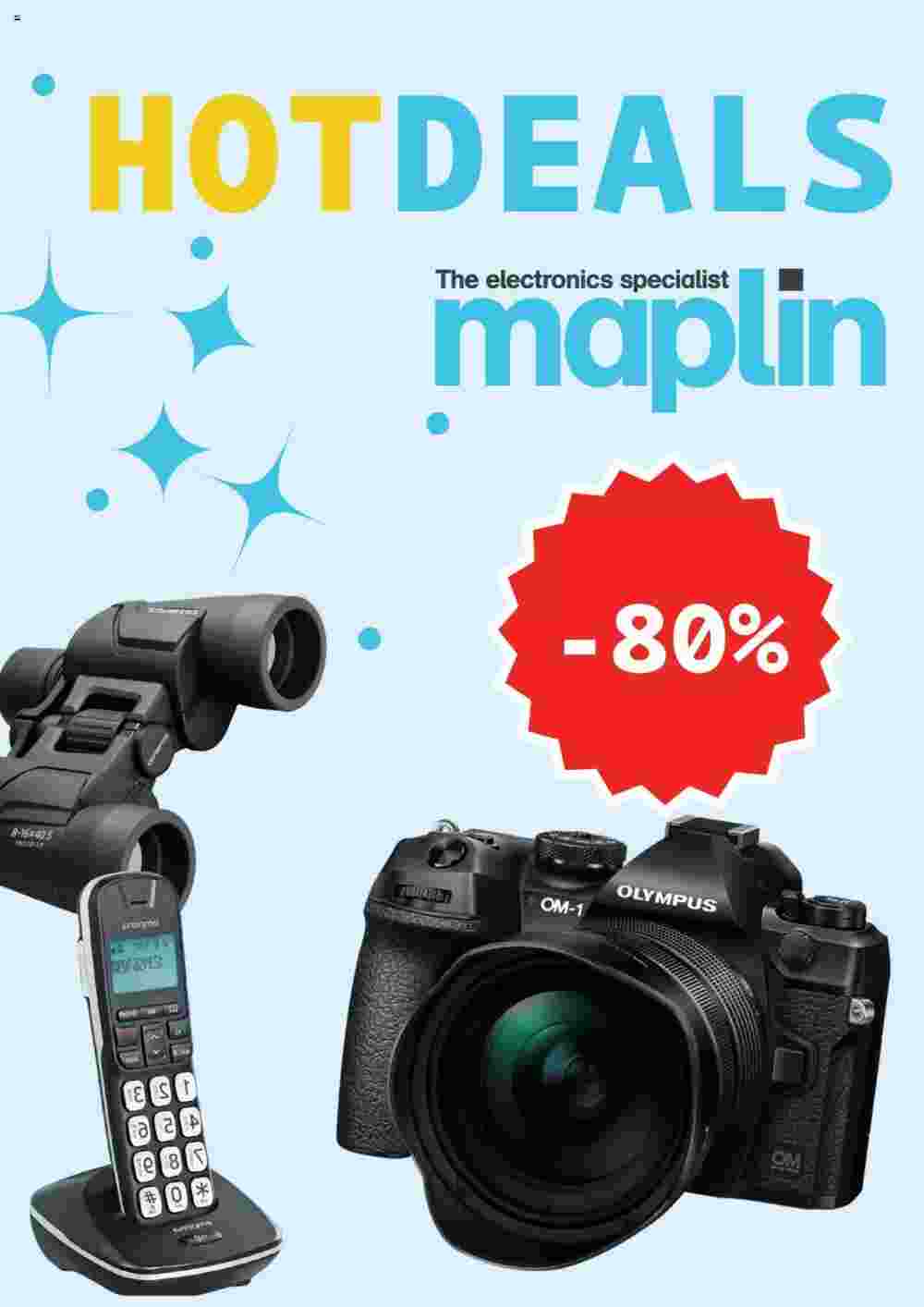 Maplin offers valid from 26/04/2024 - Page 1.