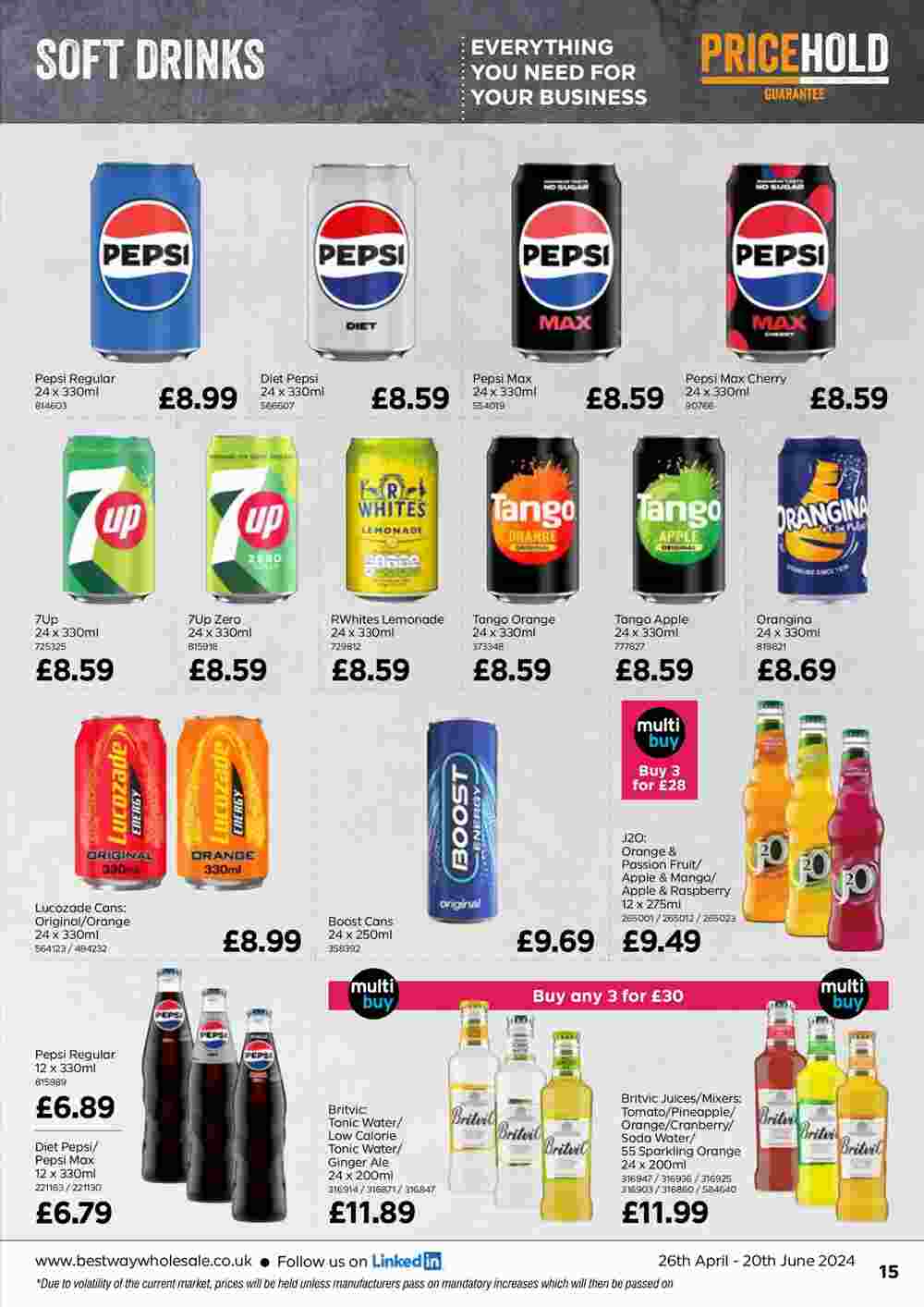 Bestway offers valid from 26/04/2024 - Page 15.