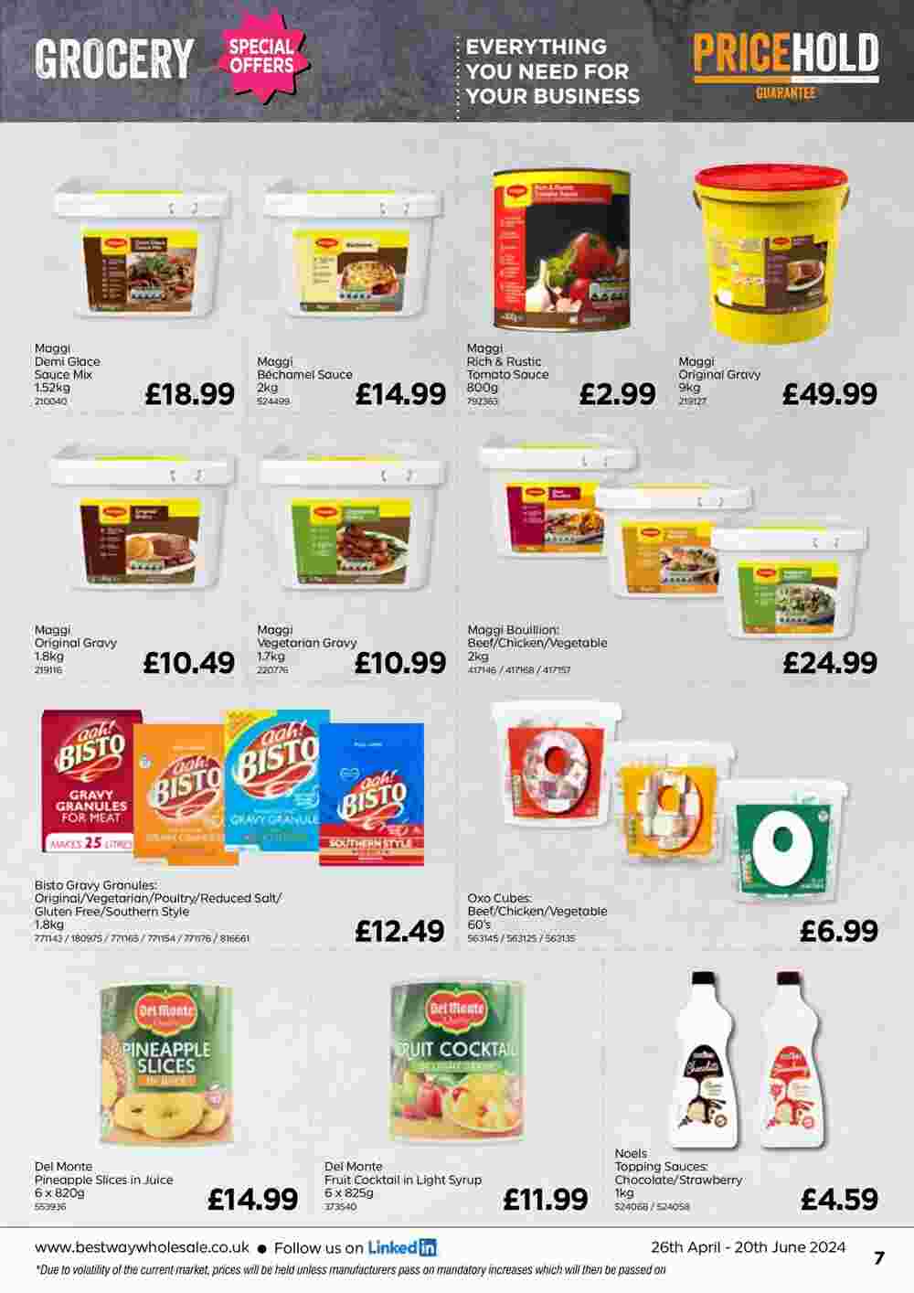 Bestway offers valid from 26/04/2024 - Page 7.