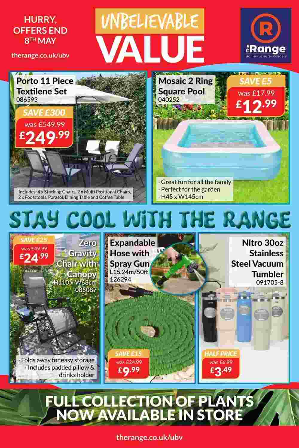The Range offers valid from 29/04/2024 - Page 1.
