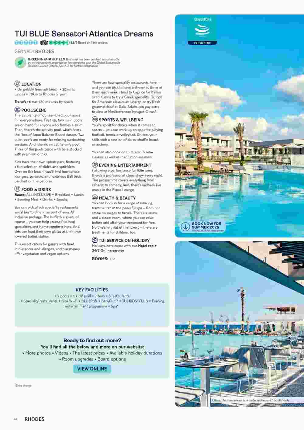 Tui offers valid from 01/05/2024 - Page 44.
