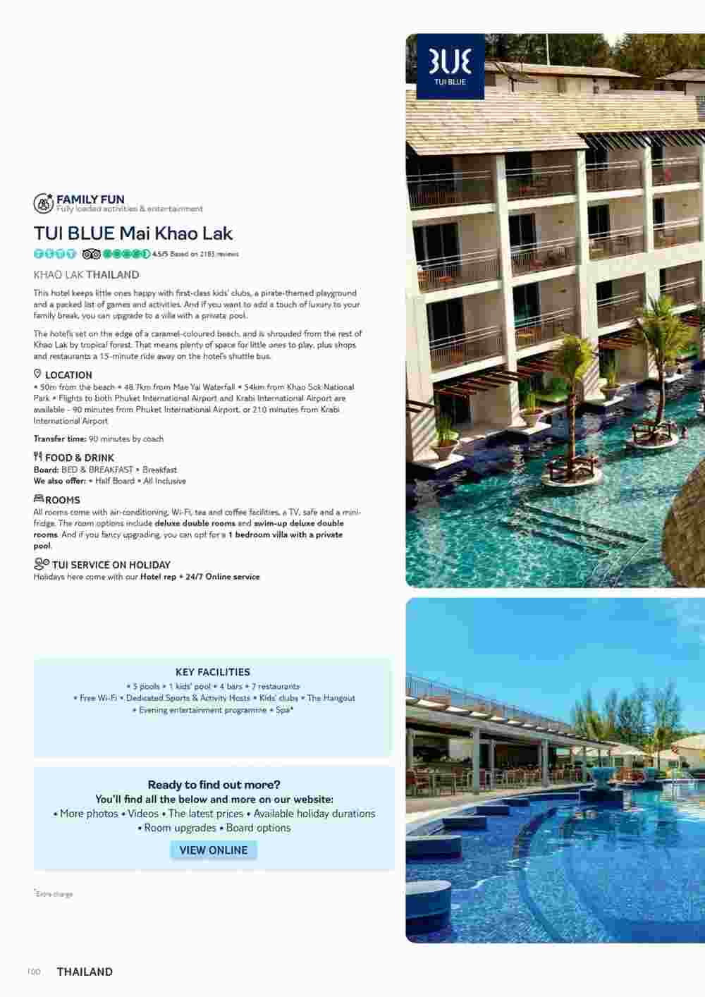 Tui offers valid from 01/05/2024 - Page 100.