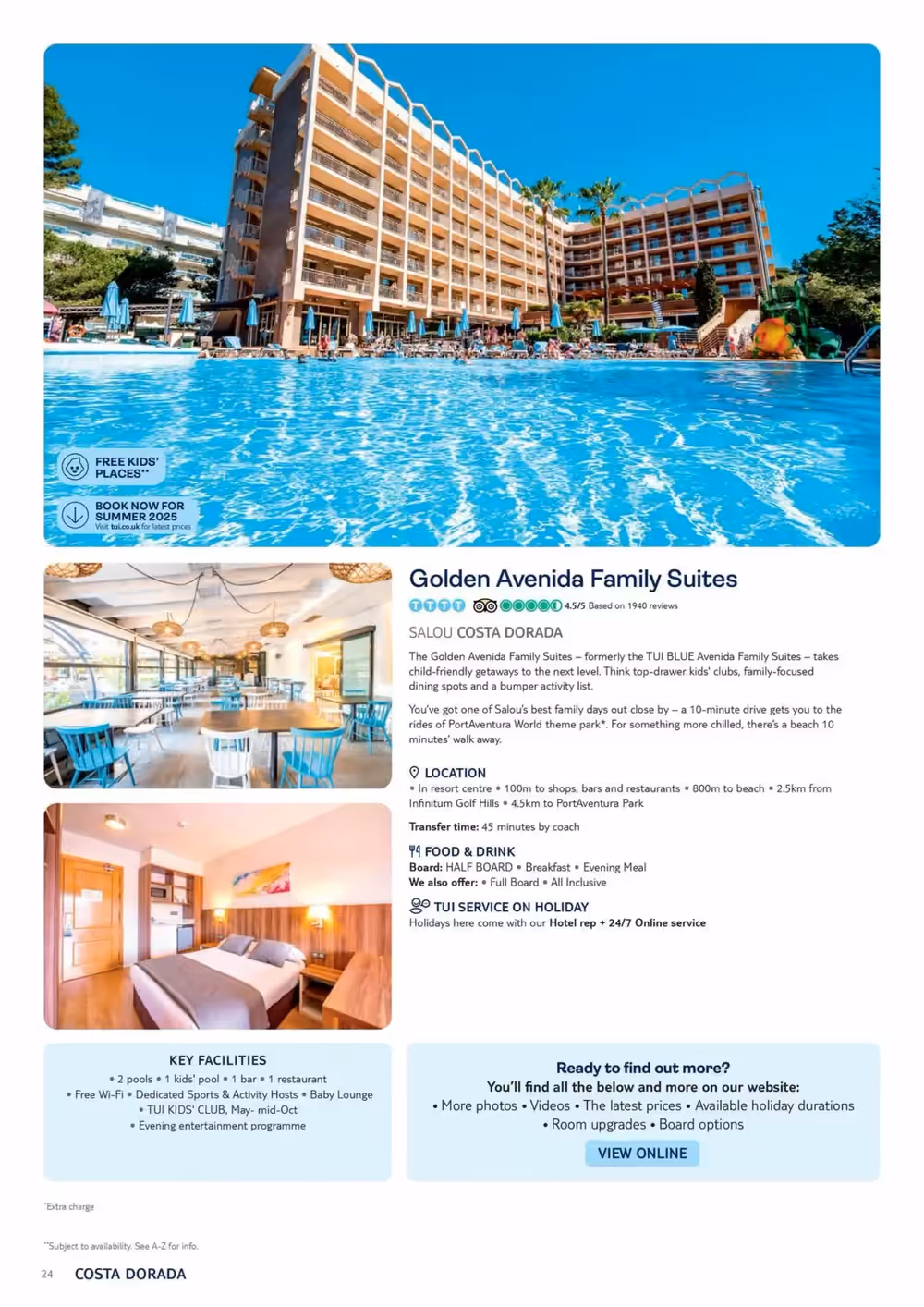 Tui offers valid from 01/05/2024 - Page 24.