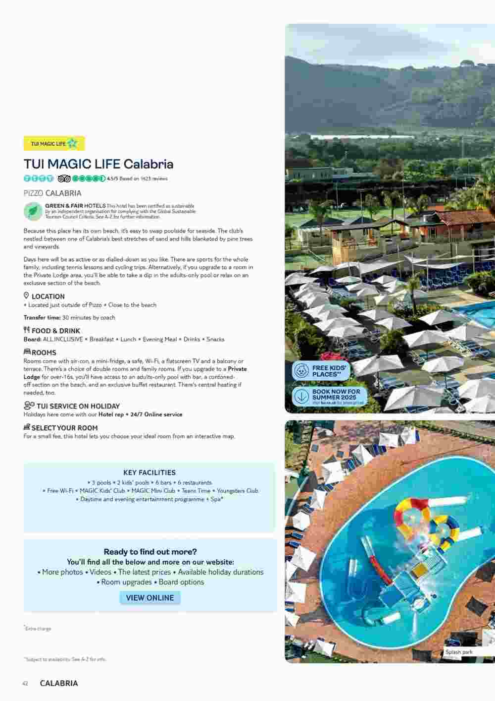 Tui offers valid from 01/05/2024 - Page 42.