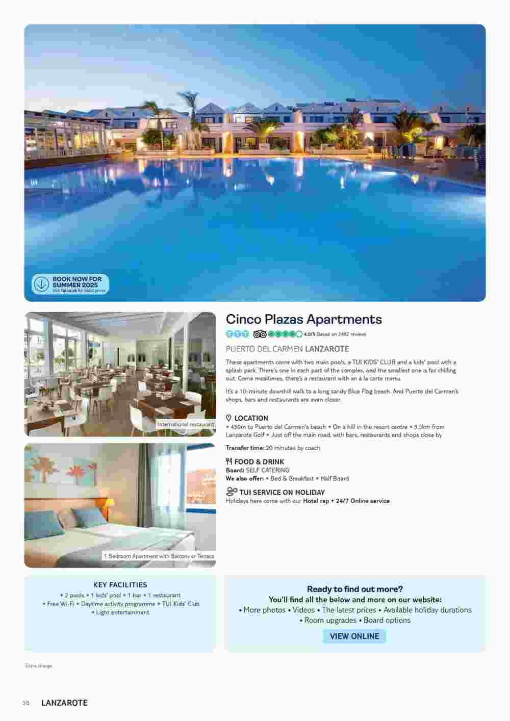 Tui offers valid from 01/05/2024 - Page 58.
