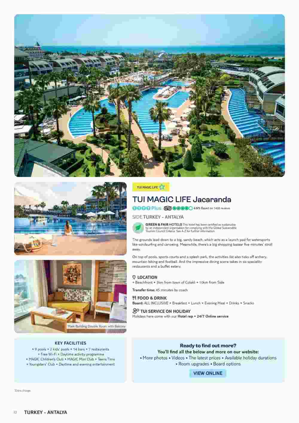 Tui offers valid from 01/05/2024 - Page 72.