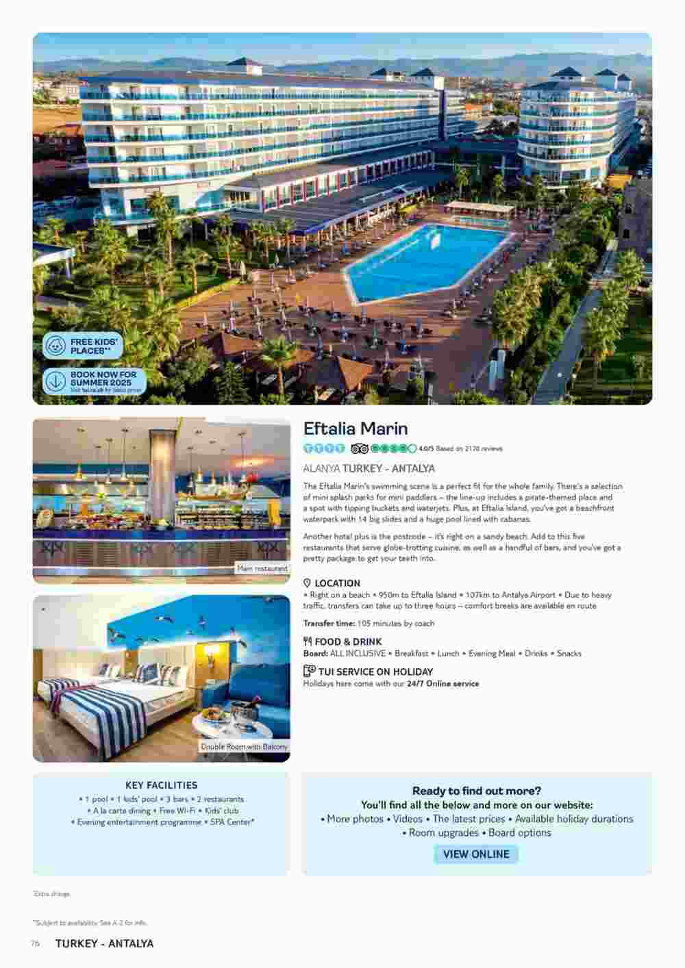 Tui offers valid from 01/05/2024 - Page 76.