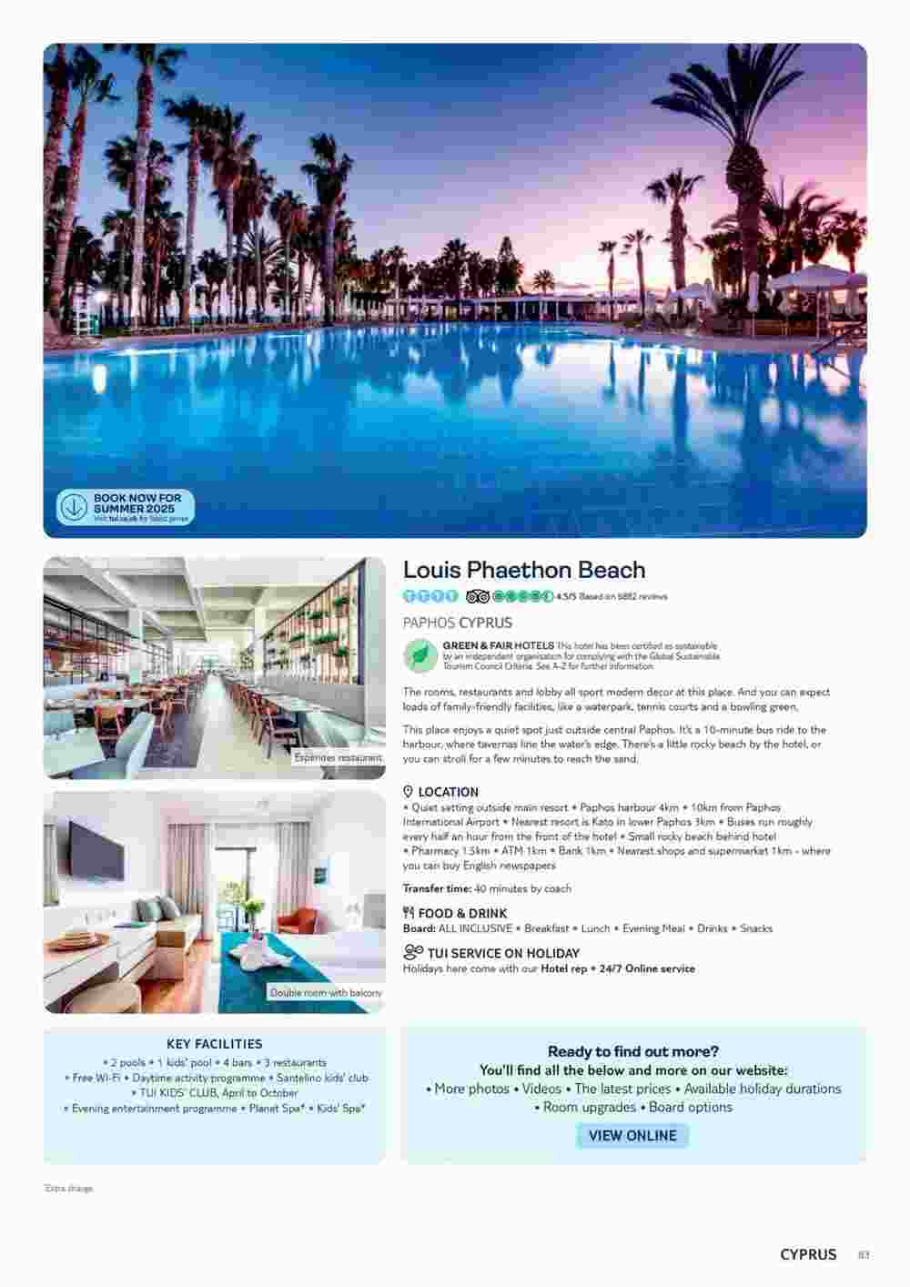 Tui offers valid from 01/05/2024 - Page 83.