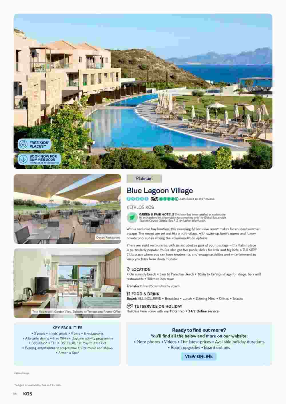 Tui offers valid from 01/05/2024 - Page 98.